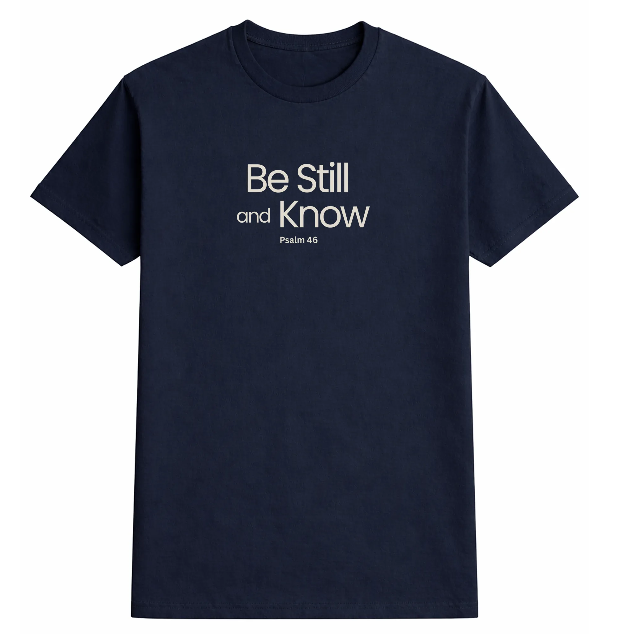 Be Still Tee - Navy
